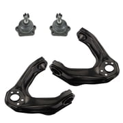 TRQ Front Upper Driver and Passenger Side Control Arm and Ball Joint Set 4 Piece Fits 1986-1994 Nissan D21 RWD 1995-1997 Pickup RWD