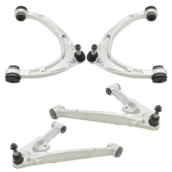 TRQ Front Upper Lower Aluminum Control Arm Ball Joint Kit Set 4pc for Silverado PSA85231