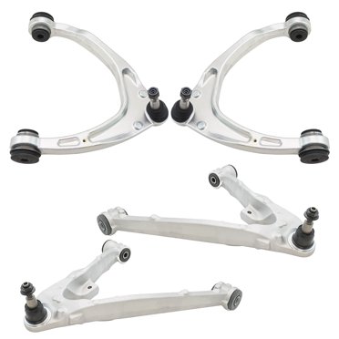 TRQ Front Upper Aluminum Control Arm & Ball Joint Pair (LH/RH) For Chevy Silverado