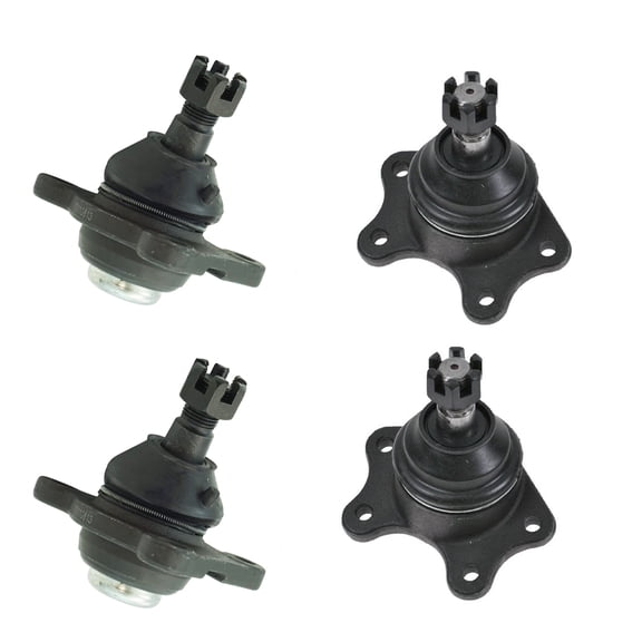 TRQ Front Upper Lower Ball Joint Driver Passenger Set 4pc for 4Runner Pickup 4WD PSA66795