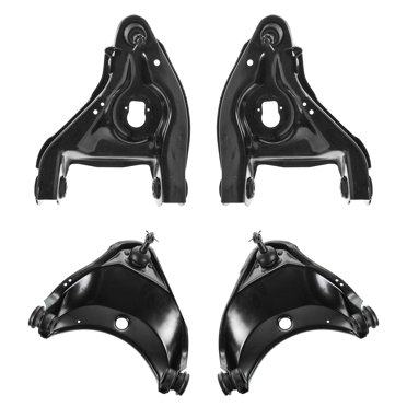 AM Autoparts 4-Piece Front Upper & Lower Control Arm Kit With Ball Joints – 2WD Chevy/GMC Trucks & SUVs (1988-2002)