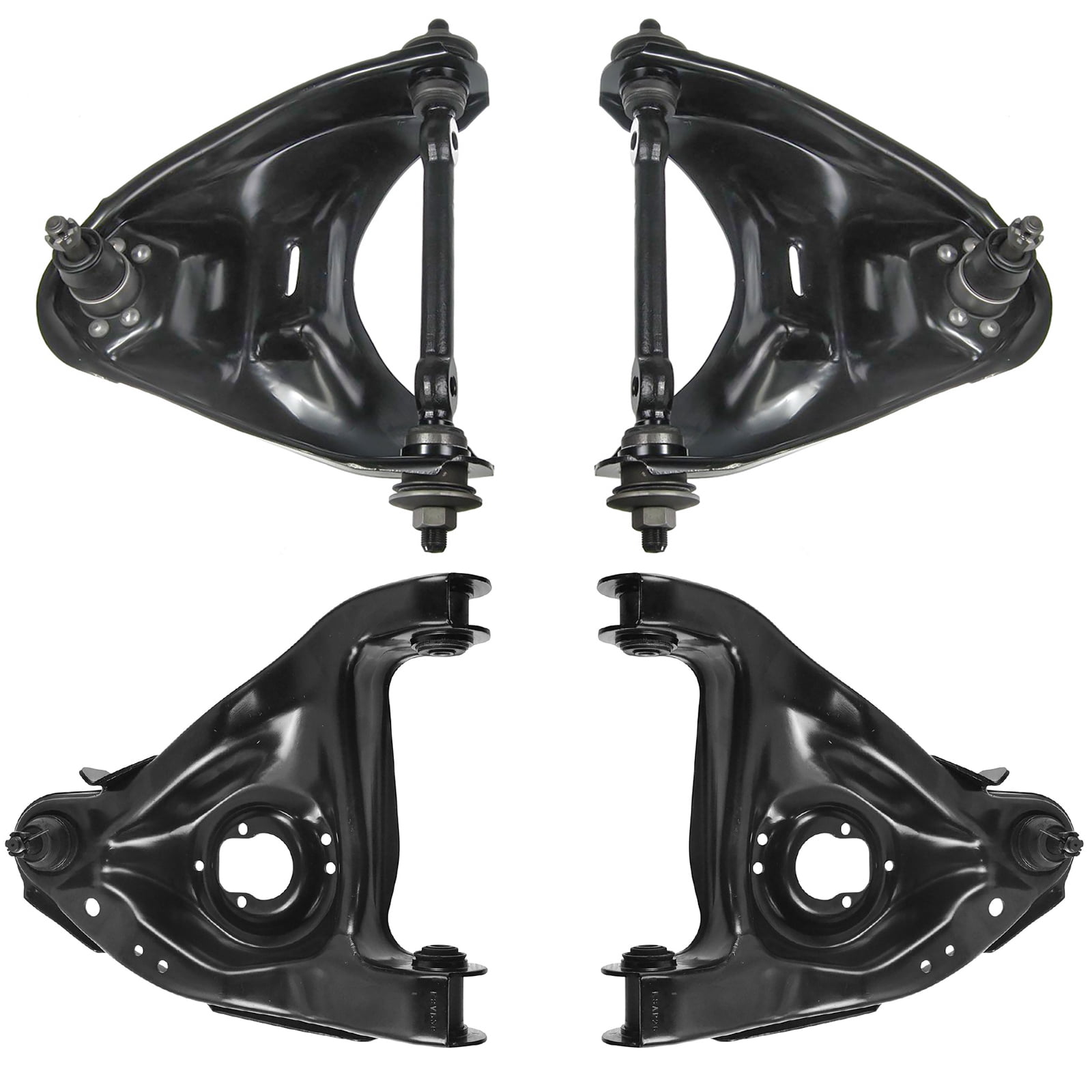 TRQ Front Upper Lower Control Arm Ball Joint Suspension Kit Set 4pc for ...