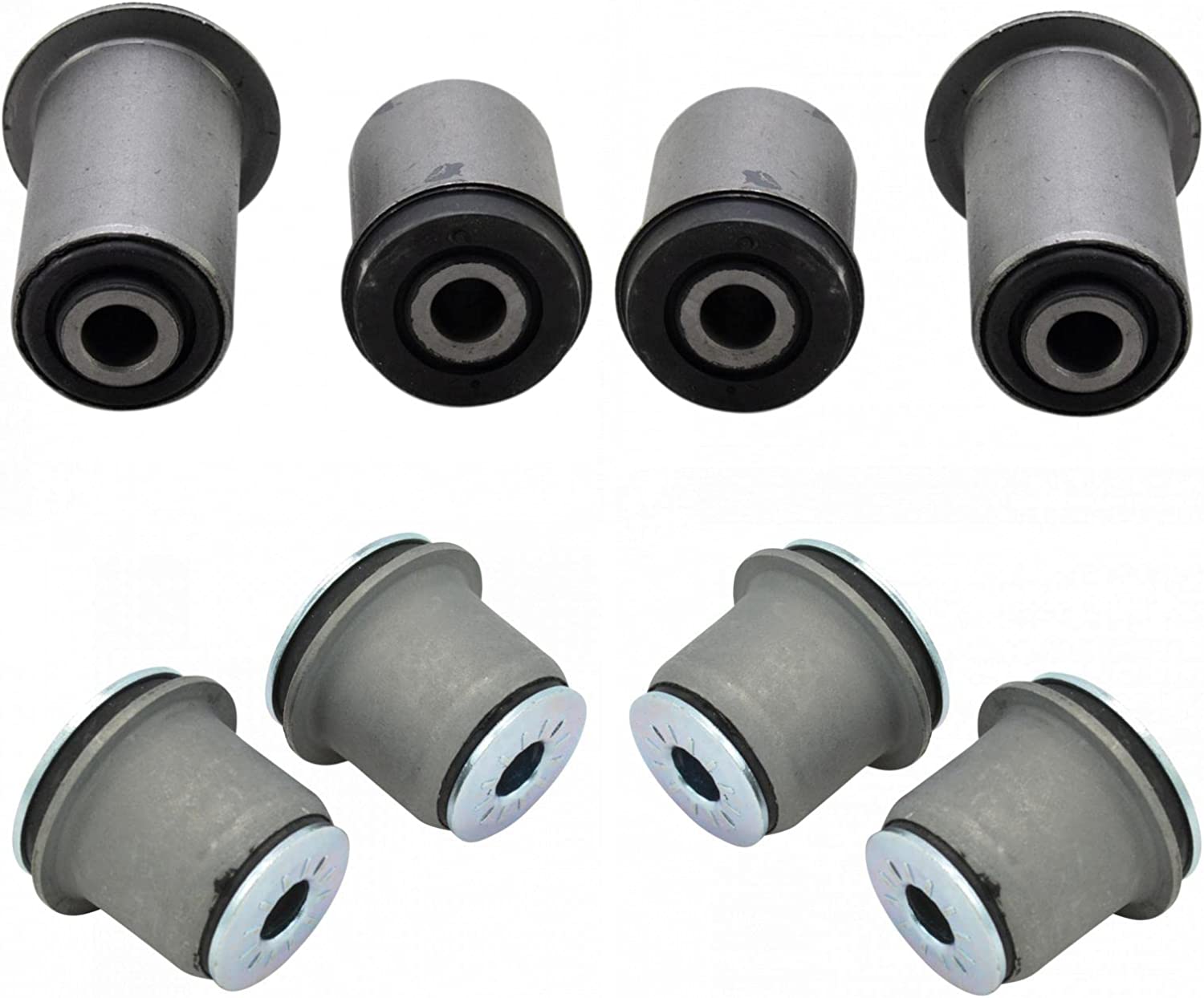 TRQ Front Upper Lower Control Arm Bushings Kit Set for Chevy GMC K1500 K2500 K3500 Suburban
