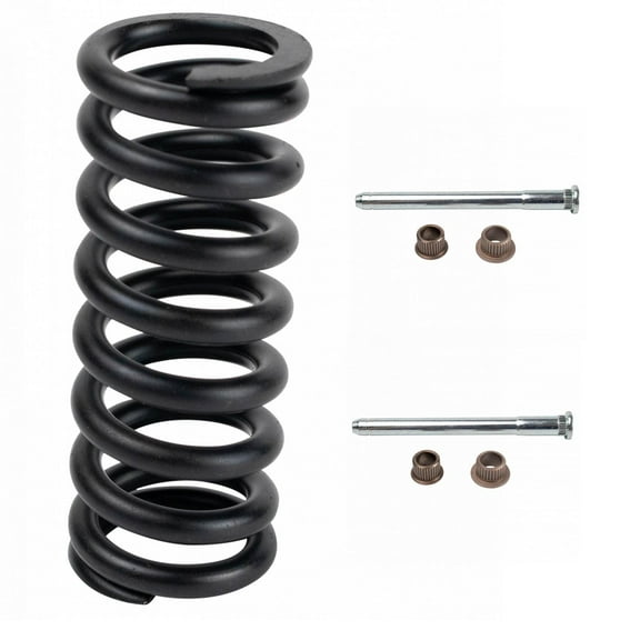 TRQ Front Upper & Lower Door Hinge Pins Bushings & Spring Kit LH or RH for GM BDA80273