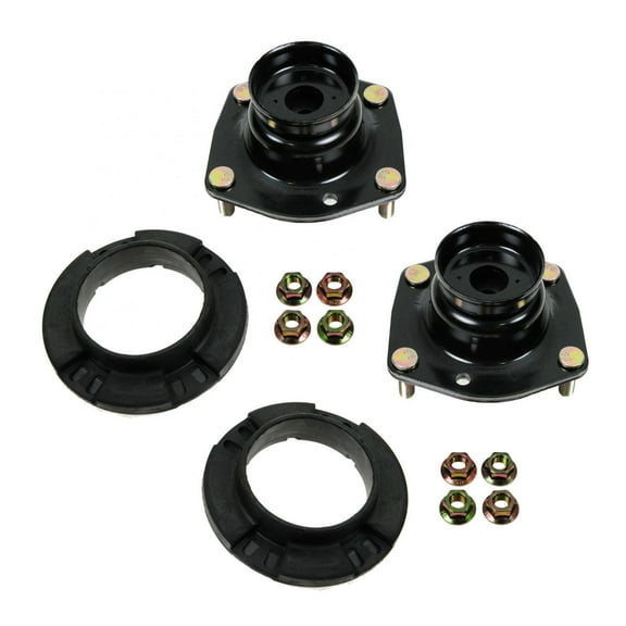 TRQ Front Upper Strut Mount Kit Fits Select 2006-2010 Jeep Commander 2005-2010 Grand Cherokee