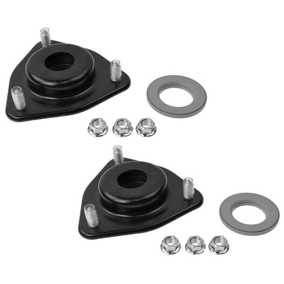 TRQ Front Upper Strut Mount Set Fits Select 2007-2012 Dodge Caliber 2007-2017 Jeep Compass Patriot
