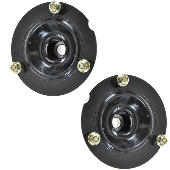 TRQ Front Upper Strut Shock Mounts Pair Set for BMW E30 E34 3 & 5 Series SKA60082