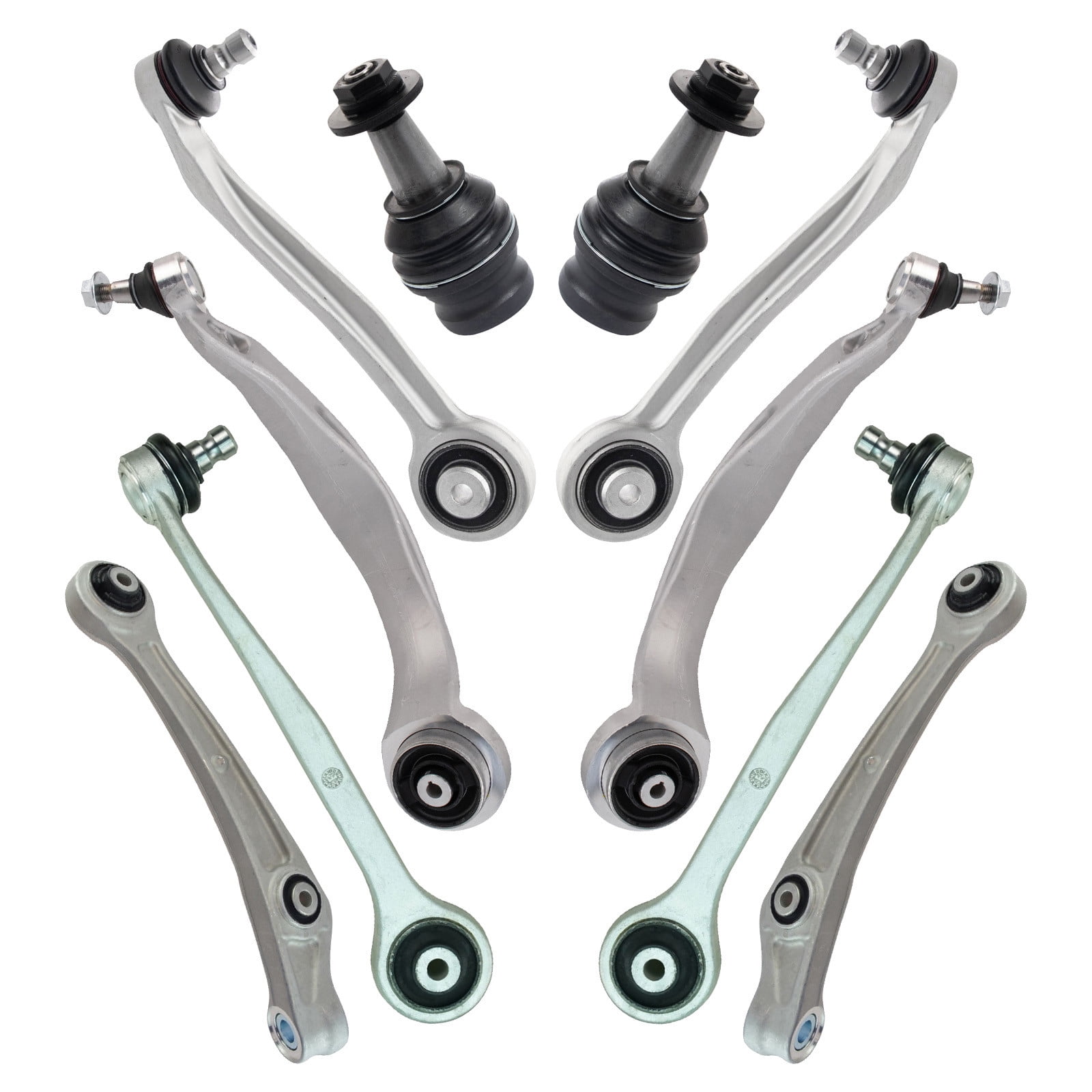 アウディA6 アームセット TRQ-Front-Upper-and-Lower-
