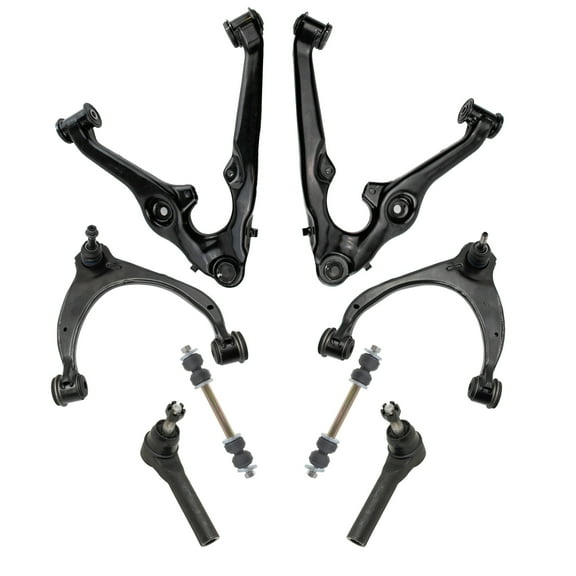 TRQ Front Upper & lower Control Arms Ball Joints Sway Links & Tie Rods for GM PSA69894