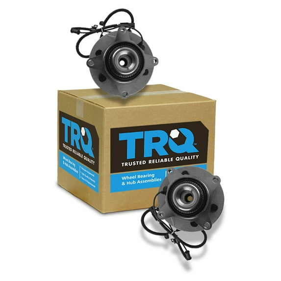 TRQ Front Wheel Bearing & Hub Assembly Driver & Passenger Side for Ford Pickup BHA53782 Fits select: 2011-2014 FORD F150, 2011-2014 FORD EXPEDITION