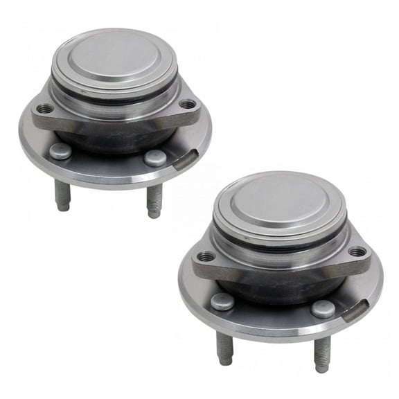 TRQ Front Wheel Bearing & Hub Assembly Pair Set LH & RH for Cadillac ATS RWD BHA52171