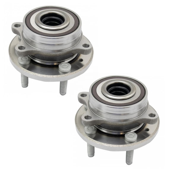TRQ Front Wheel Bearing & Hub Assembly Pair for Taurus SHO Police Interceptor BHA65655