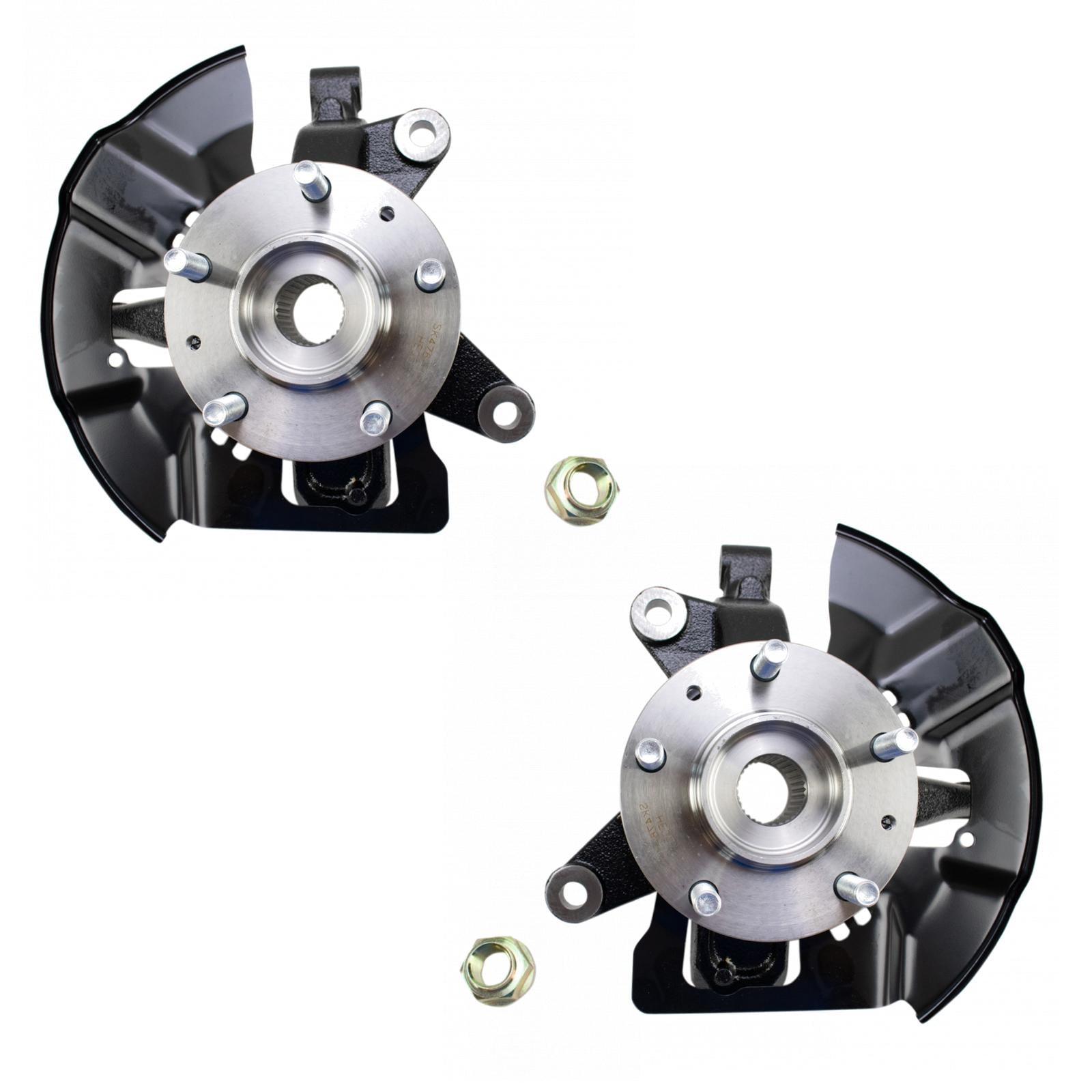 TRQ Front Wheel Bearing Assembly ＆ Auto-Locking Hub Actuator Set for Ford F150