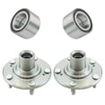 thumbnail image 1 of TRQ Front Wheel Hub & Bearing LH & RH Kit Set for 06-11 Civic New BHA65743 Fits select: 2006-2009 HONDA CIVIC LX, 2010-2011 HONDA CIVIC VP, 1 of 5