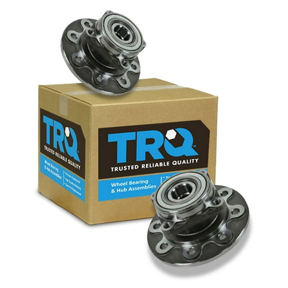 TRQ Front Wheel Hub & Bearing Left & Right Pair Set for 94-99 Ram 2500 4WD 8 Lug BHA53376 Fits select: 1994-1999 DODGE RAM 2500