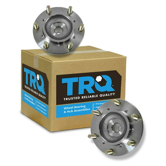 TRQ Front Wheel Hub & Bearing Left & Right Pair for Passport Rodeo 4WD 4x4 BHA53587 Fits select: 2002-2004 ISUZU RODEO, 2002-2004 ISUZU AXIOM