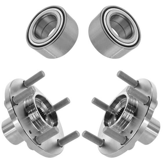 TRQ Front Wheel Hub & Bearing Pair For Sportage Santa Fe Tucson BHA53472 Fits select: 2001-2006 HYUNDAI SANTA FE, 2005-2008 HYUNDAI TUCSON