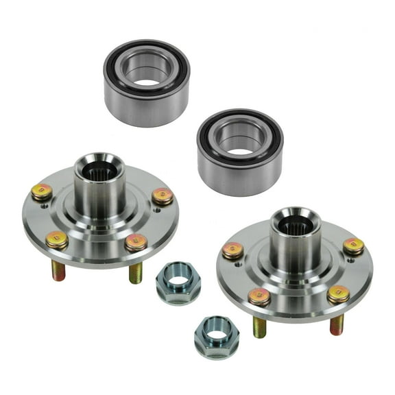 TRQ Front Wheel Hub & Bearing Pair Kit Set NEW for Honda Element CRV BHA53223 Fits select: 2005-2006 HONDA CR-V, 2002-2004 HONDA CR-V EX