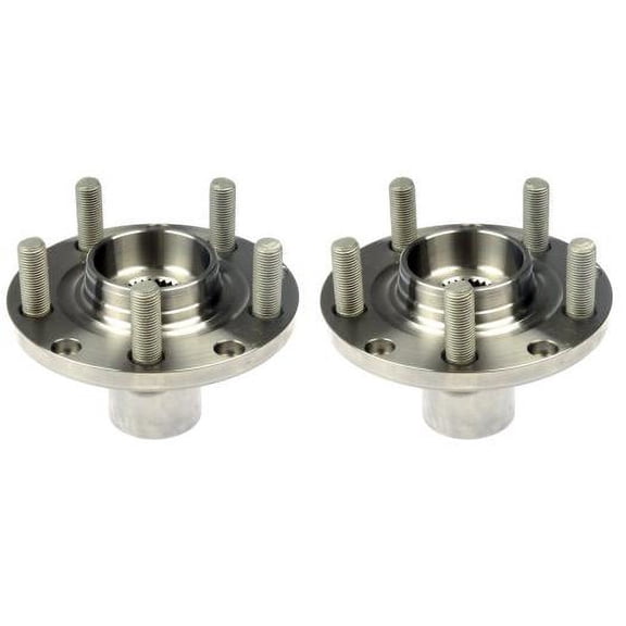 TRQ Front Wheel Hub Pair for Subaru Legacy Forester Impreza BHA52956