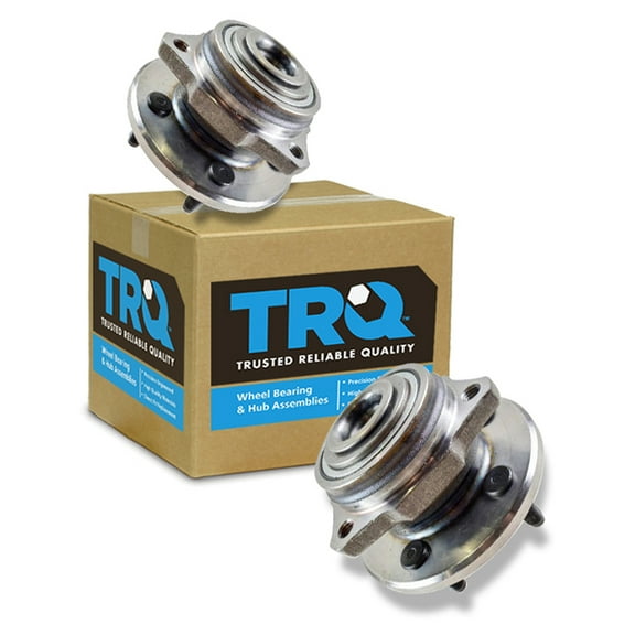 TRQ Front Wheel Hubs & Bearings Pair Set of 2 NEW for 02-05 Jeep Liberty BHA53448