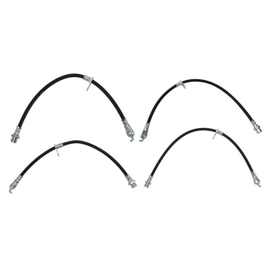 TRQ Front and Rear Brake Hose Set Fits 13-18 Avalon 12-17 Camry 18 ES300h ES350