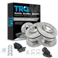 thumbnail image 1 of TRQ Front and Rear Brake Pad & Rotor Kit Brake Pads Brake Rotor Ceramic Fits Select 2009-2010 Acura TSX 2008-2010 Honda Accord, 1 of 5