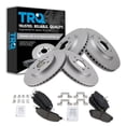 thumbnail image 1 of TRQ Front and Rear Brake Pad & Rotor Kit Brake Pads Brake Rotor Ceramic Premium G-Coated Fits Select 2005-2014 Ford Mustang, 1 of 6
