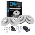 thumbnail image 1 of TRQ Front and Rear Brake Pad & Rotor Kit Brake Pads Brake Rotor Ceramic Premium G-Coated Fits Select 2013-2017 Honda Accord, 1 of 5