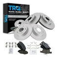 thumbnail image 1 of TRQ Front and Rear Brake Pad & Rotor Kit Brake Pads Brake Rotor Ceramic Premium G-Coated Fits Select 2020-2021 Honda Civic, 1 of 6