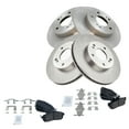 thumbnail image 1 of TRQ Front and Rear Brake Pad & Rotor Kit Brake Pads Brake Rotor Semi-Metallic Fits Select 2000-2001 INFINITI I30 Nissan Maxima, 1 of 5