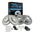 thumbnail image 1 of TRQ Front and Rear Brake Pad & Rotor Kit Brake Pads Brake Rotor Semi-Metallic Fits Select 2003-2005 INFINITI FX35 FX45 2005-2012 Nissan Murano, 1 of 7