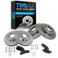 thumbnail image 1 of TRQ Front and Rear Brake Pad & Rotor Kit Brake Pads Brake Rotor Semi-Metallic Fits Select 2006-2011 Buick Lucerne, 1 of 8