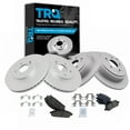 thumbnail image 1 of TRQ Front and Rear Brake Pad & Rotor Kit Brake Pads Brake Rotor Semi-Metallic Premium G-Coated Fits Select 2003-2006 Acura MDX, 1 of 6