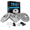 thumbnail image 1 of TRQ Front and Rear Brake Pad & Rotor Kit Brake Pads Brake Rotor Semi-Metallic Premium G-Coated Fits Select 2007-2012 Mazda CX-7, 1 of 4