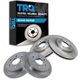 thumbnail image 1 of TRQ Front and Rear Brake Rotors Set Fits Select 2008-2010 INFINITI QX56 2008-2019 Nissan Armada 2008-2015 TITAN, 1 of 6