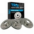 thumbnail image 1 of TRQ Front and Rear Brake Rotors Set Fits Select 2014-2018 Mazda 3 2019-2021 CX-3, 1 of 6