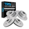 thumbnail image 1 of TRQ Front and Rear Brake Rotors Set Premium G-Coated Fits Select 2000-2006 BMW X5, 1 of 7