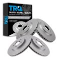 thumbnail image 1 of TRQ Front and Rear Brake Rotors Set Premium G-Coated Fits Select 2005-2014 Ford Mustang, 1 of 7