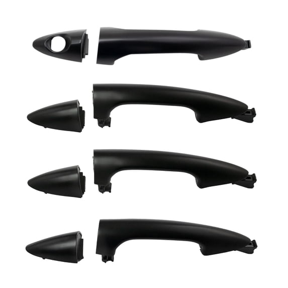 TRQ Front and Rear Exterior Door Handle Set Fits 2012-2017 Hyundai Accent DHA51112