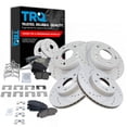 thumbnail image 1 of TRQ Front and Rear Performance Brake Pad & Rotor Kit Brake Pads Brake Rotors Set Ceramic Premium G-Coated Fits Select 2003-2007 Honda Accord, 1 of 8
