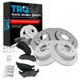 thumbnail image 1 of TRQ Front and Rear Performance Brake Pad & Rotor Kit Brake Pads Brake Rotors Set Ceramic Premium G-Coated Fits Select 2012-2017 Ford F-150, 1 of 8