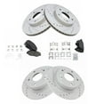 thumbnail image 1 of TRQ Front and Rear Performance Brake Pad & Rotor Kit Brake Pads Brake Rotors Set Semi-Metallic Premium G-Coated Fits Select 2003-2007 Honda Accord, 1 of 7