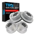 thumbnail image 1 of TRQ Front and Rear Performance Brake Rotors Set Premium G-Coated Cross Drilled & Slotted Fits Select 2001-2002 Dodge Ram 2500 Ram 3500, 1 of 8