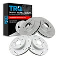 thumbnail image 1 of TRQ Front and Rear Performance Brake Rotors Set Premium G-Coated Fits Select 1993-1997 Chevrolet Camaro Pontiac Firebird, 1 of 8