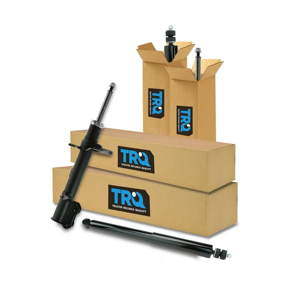 TRQ Front and Rear Shock & Strut Kit Shock Absorber Strut Assembly Fits Select 2008-2012 Ford Escape 2008-2011 Mazda Tribute Mercury Mariner