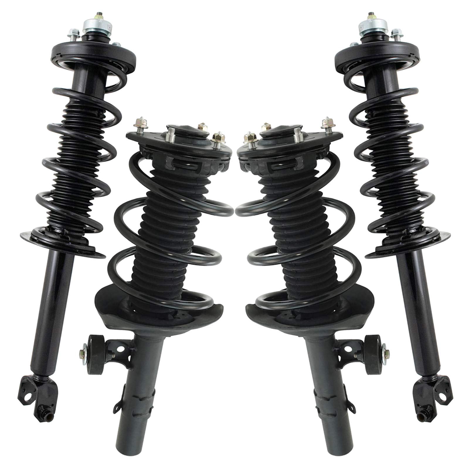 Spring Driver Side Handle Car TRQ Front and Rear Strut & Coil Spring Assembly Set Driver & Passenger ...
