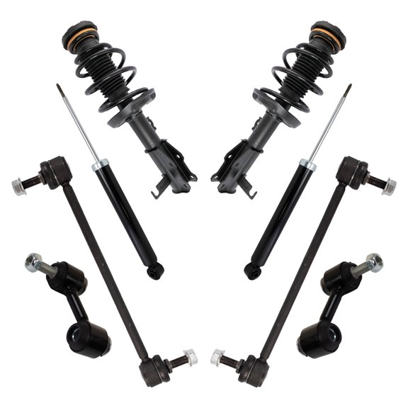 TRQ Front and Rear Suspension Kit Fits 2014-2016 Chevrolet Malibu PSA61167