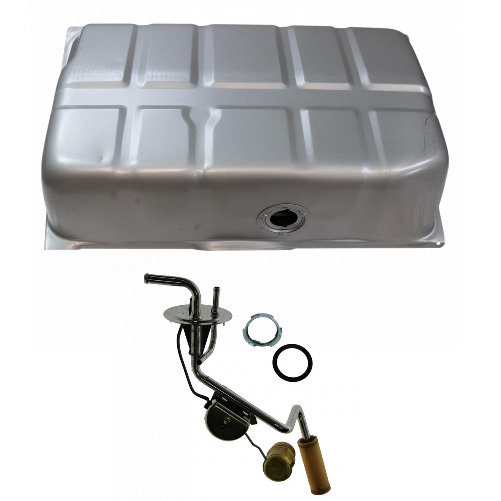 TRQ Fuel Gas Tank & Sending Unit Kit w/ Front Vents 3/8 Line for Dodge Plymouth FKA69708
