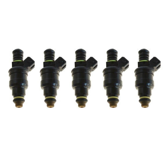 TRQ Fuel Injector Kit Set of 5 for 96 Volvo 850 L5 2.3L Turbo Engine ID B5234FT FIA60503