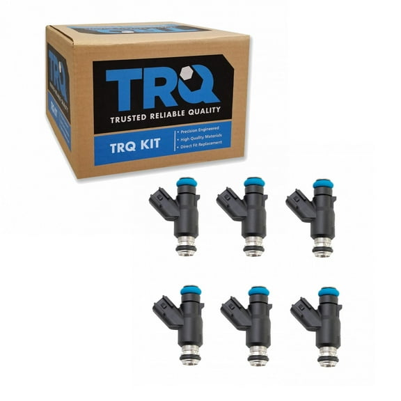 TRQ Fuel Injector Kit Set of 6 for 300 Pacifica Town & Country Avenger Charger FIA60329